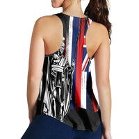 Hawaiian - Hawaii King Flag Racerback Tank - AH - Polynesian Pride