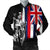 Hawaiian - Hawaii King Flag Bomber Jacket - AH Black Unisex - Polynesian Pride