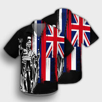 Hawaiian - Hawaii King Flag Hawaiian Shirt - AH - Polynesian Pride
