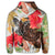 Hawaiian Hoodie Hawaiian Turtle Art Hibiscus Hoodie - Polynesian Pride