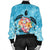 Hawaiian - Hawaii Turtle Hibiscus Plumeria Bomber Jacket - AH - Polynesian Pride