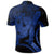 Hawaiian Hawaii Turtle Hibiscus Polynesian Vintage Polo Shirt Blue - Polynesian Pride