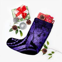 Hawaiian - Hawaii Turtle Hibiscus Polynesian Vintage Christmas Stocking - Purple - AH - Polynesian Pride