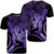 Hawaiian Hawaii Turtle Hibiscus Polynesian Vintage T Shirt Purple Unisex Black - Polynesian Pride