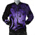 Hawaiian - Hawaii Turtle Hibiscus Polynesian Vintage Bomber Jacket - Purple - AH Black Unisex - Polynesian Pride
