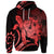 Custom Hawaiian Hawaii Turtle Hibiscus Polynesian Vintage Hoodie Red - Polynesian Pride