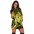 Hawaiian - Hawaii Turtle Hibiscus Polynesian Vintage Hoodie Dress - Yellow - AH - Polynesian Pride