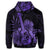 Hawaiian Hoodie Hawaiian Ukulele Flower Hoodie Purple - Polynesian Pride