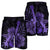 Hawaiian - Hawaii Ukulele Flower Men's Shorts - Purple - AH - Polynesian Pride