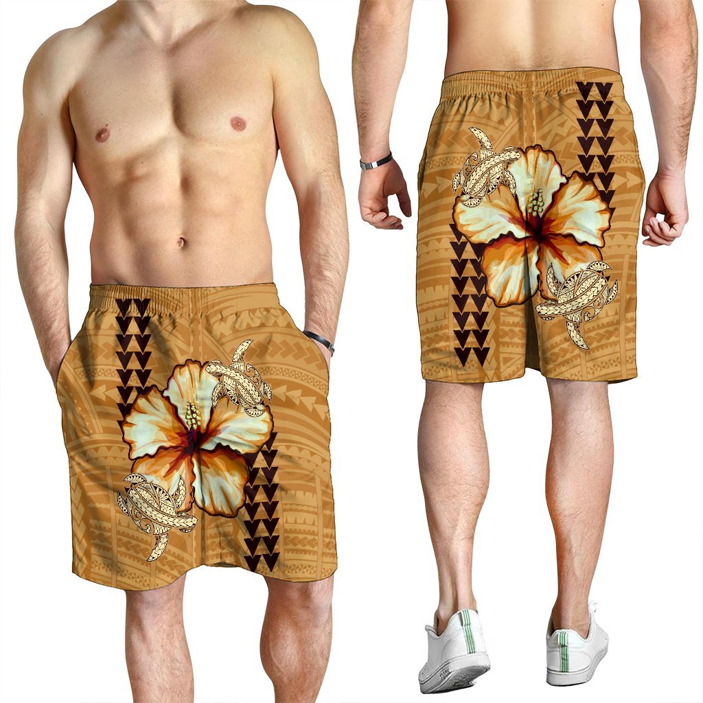 Hawaiian Vintage Hibiscus Men's Shorts AH - Polynesian Pride
