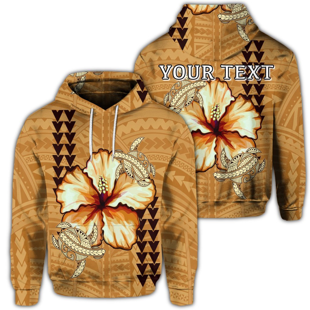 Custom Hawaiian Hawaiian Vintage Hibiscus Hoodie Unisex Art - Polynesian Pride