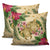 hawaiiPillow Covers - Turtle Pillow Covers Strong Pattern Hibiscus Plumeria AH One Style Zippered Pillow Cases 18"x 18" (Twin Sides) (Set of 2) Gold - Polynesian Pride