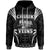 Cook Islands Hoodie Blood Runs Through My Veins Style Black Unisex Black - Polynesian Pride