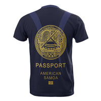 American Samoa All Over Print T Shirt Passport American Samoa - Polynesian Pride