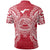 American Samoa Polo Shirt Amerika Samoa Coat Of Arms Map Polynesian Tattoo Red White - Polynesian Pride
