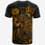 American Samoa T Shirt American Samoan Turtle Hibiscus Gold - Polynesian Pride