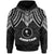 Chuuk Hoodie Micronesian Pattern Armor Style (Ammyan) LT12 Unisex Black - Polynesian Pride