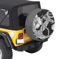 Anchor Poly Tribal White Spare Tire Cover AH - Polynesian Pride