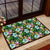 Animals And Tropical Flowers Hawaii Door Mat Door Mat Black - Polynesian Pride