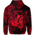 Aquarius Zodiac Polynesian Zip Hoodie Unique Style Red LT8 - Polynesian Pride