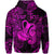 Custom Aquarius Zodiac Polynesian Zip Hoodie Unique Style Pink LT8 - Polynesian Pride