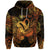 Custom Aquarius Zodiac Polynesian Hoodie Unique Style Gold LT8 - Polynesian Pride