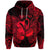 Aquarius Zodiac Polynesian Zip Hoodie Unique Style Red LT8 - Polynesian Pride