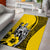 Hawaiian King Kamehameha Area Rug Vibe Yellow Style LT6 Yellow - Polynesian Pride