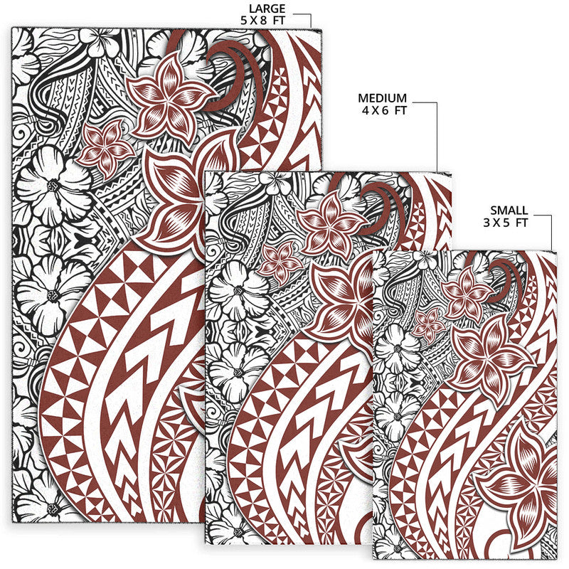 Traditional Polynesian Tribal Tattoo Retro Area Rug LT9 - Polynesian Pride