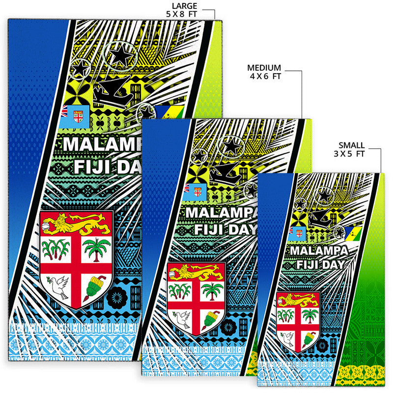 Vanuatu Malampa Fiji Day Area Rug 2022 LT6 - Polynesian Pride
