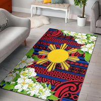 Philippines Area Rug - Jasmine Flower Style - Polynesian Pride