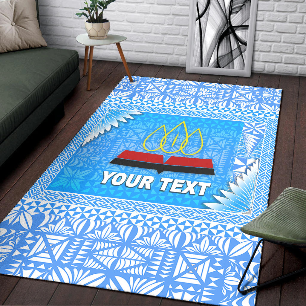 (Custom Personalised) Tonga Lavengamalie College Area Rugs Simplified Version LT8 - Polynesian Pride