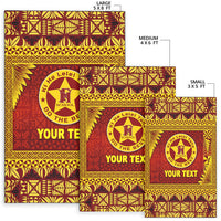 (Custom Personalised) Tonga Niuafo'ou High School Area Rugs Simplified Version LT8 - Polynesian Pride