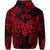 Aries Zodiac Polynesian Zip Hoodie Unique Style Red LT8 - Polynesian Pride