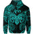 Aries Zodiac Polynesian Zip Hoodie Unique Style Turquoise LT8 - Polynesian Pride