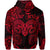 Custom Aries Zodiac Polynesian Zip Hoodie Unique Style Red LT8 - Polynesian Pride