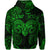 Custom Aries Zodiac Polynesian Zip Hoodie Unique Style Green LT8 - Polynesian Pride