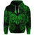 Aries Zodiac Polynesian Zip Hoodie Unique Style Green LT8 - Polynesian Pride