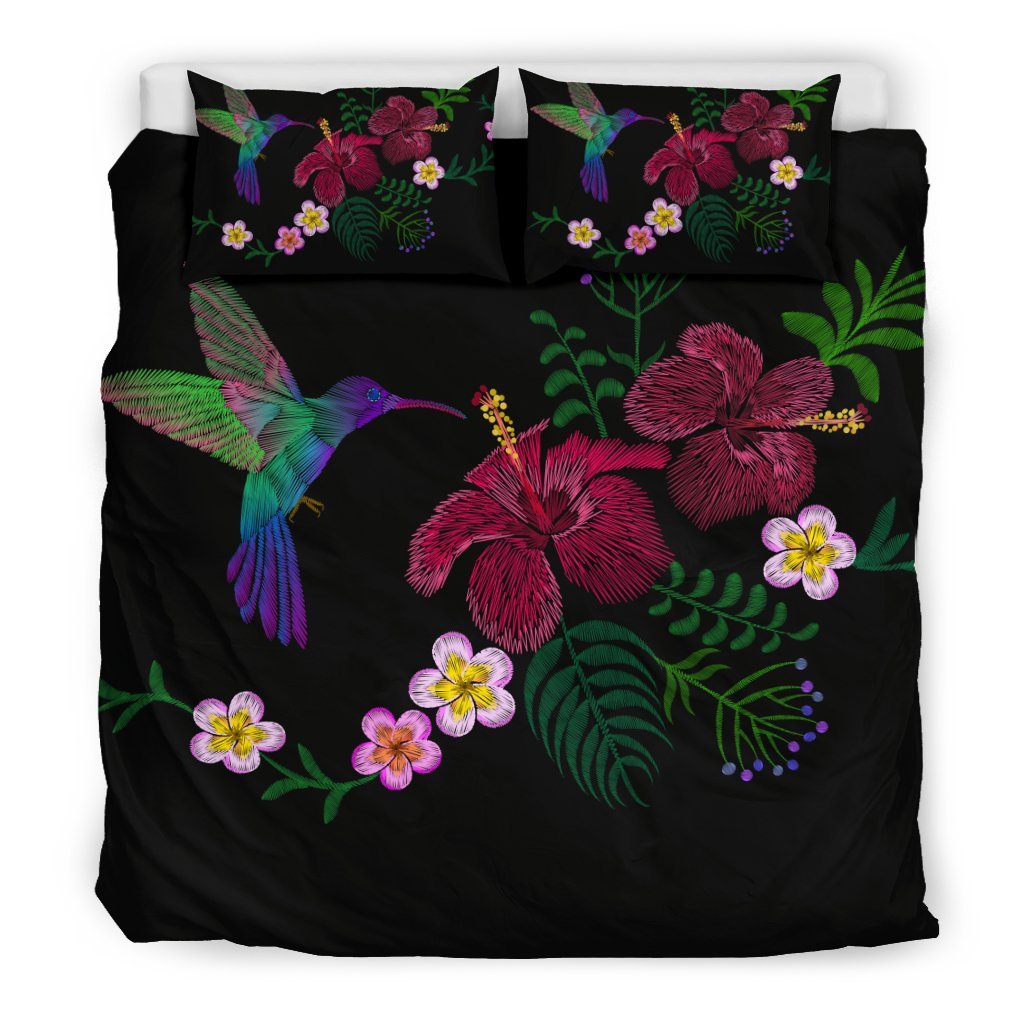 Hawaii Duvet Cover Set - Humming Bird Hibiscus 05 - Polynesian Pride