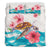 Hawaiian Bedding Set - Vintage Turtle Hibiscus Ocean Aloha Duvet Cover - Polynesian Pride