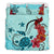 Hawaiian Sea Turtle Hibiscus Brilliant Polynesian Bedding Set - Polynesian Pride