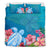 Hawaiian Turtle Hibiscus And Plumeria Polynesian Bedding Set - Polynesian Pride