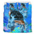 Hawaiian Big Turtle Swim In The Sea Polynesian Bedding Set - Polynesian Pride