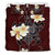 Hawaiian Map Turtle Plumeria Polynesian Bedding Set - Polynesian Pride