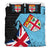 Fiji Duvet Cover Set - Special Grunge Flag Black - Polynesian Pride