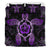 Hawaiian Turtle Hibiscus Plumeria Violet Bedding Set - Polynesian Pride