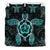 Hawaiian Turtle Hibiscus Plumeria Green Bedding Set - Polynesian Pride