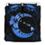 Hawaiian Map Hibiscus Turtle Polynesian Moon Bedding Set Deep Blue - Polynesian Pride