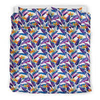 Hawaiian Tropical Strelitzia Flower Polynesian Bedding Set - Polynesian Pride