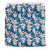 Hawaiian Tropical Leaves And Flowers Polynesian Bedding Set Blue - Polynesian Pride